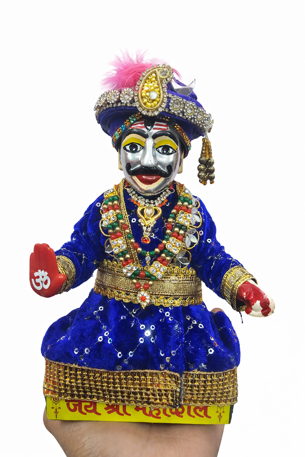 बाबा महाकाल ज्योतिर्लिंग सवारी स्वरूप मनमहेश मूर्ति PVC SHRAMIK 