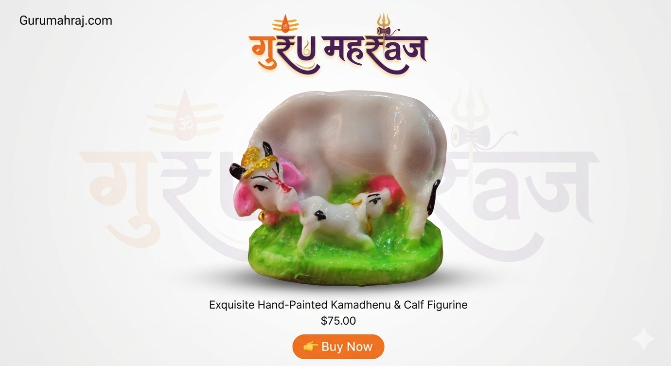 गाय PVC SHRAMIK Murti