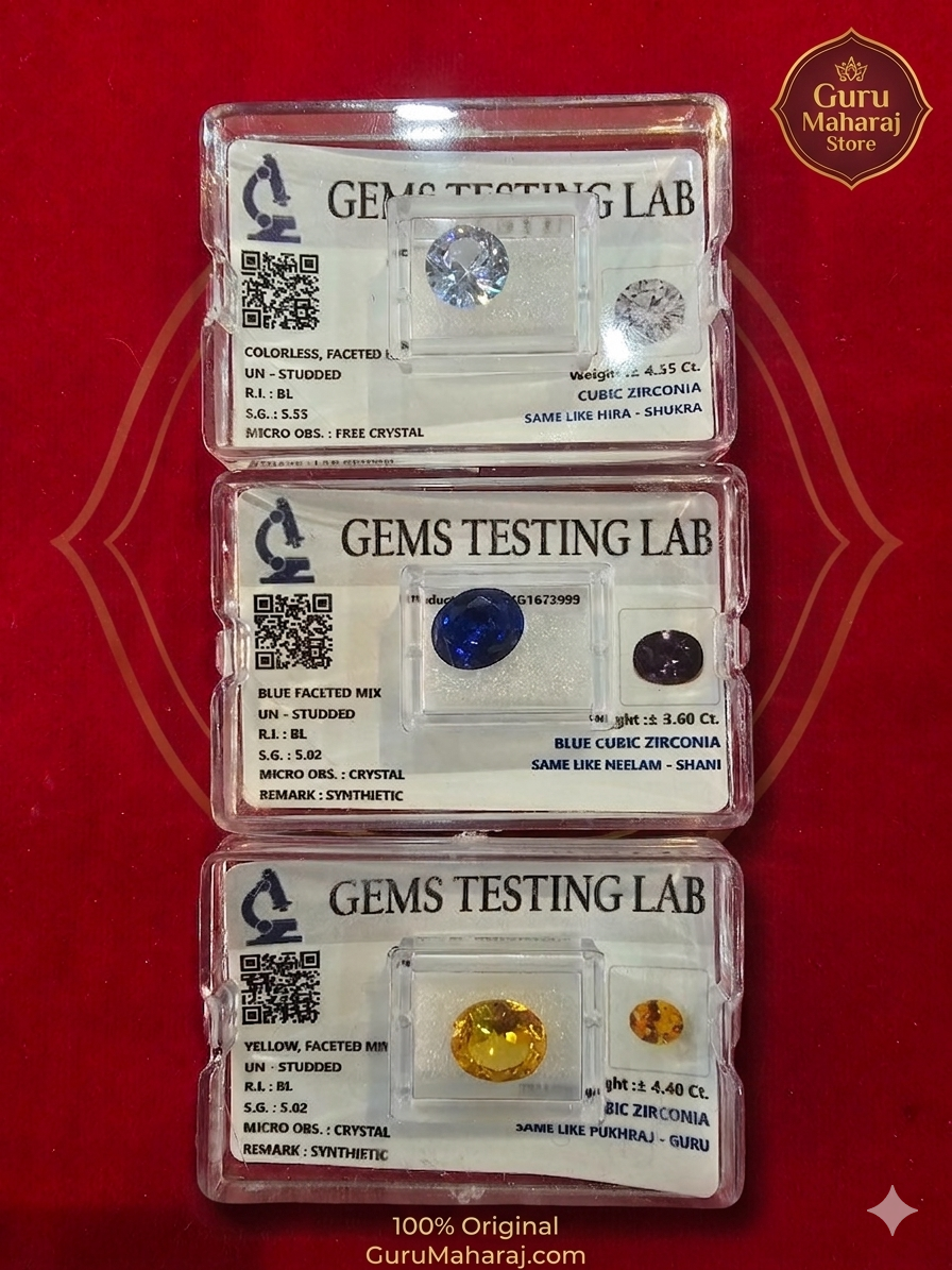 हीरा, नीलम, पुखराज उपरत्न 💯% ओरिजनल