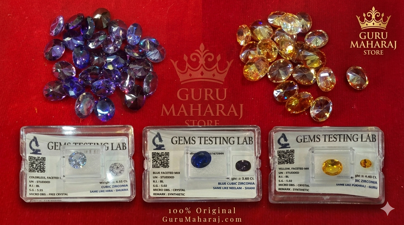 हीरा, नीलम, पुखराज उपरत्न 💯% ओरिजनल